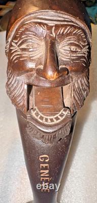 Antique Black Forest SWISS Carved Wooden NUTCRACKER 7.5 Sailor Geneva