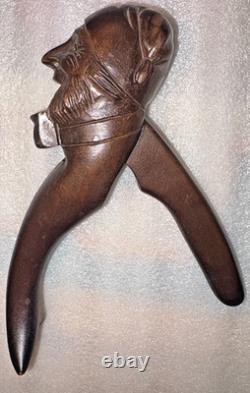 Antique Black Forest SWISS Carved Wooden NUTCRACKER 7.5 Sailor Geneva