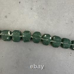 Antique Carved Painted Snake Toy Beaded Clay Folk Art Early 1900s Americana