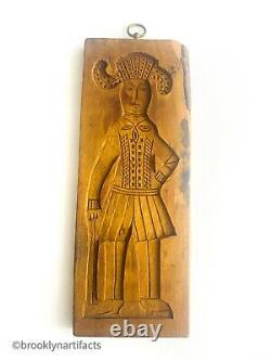 Antique Carved Wood Cookie Board / Mold Primitive Folk Art