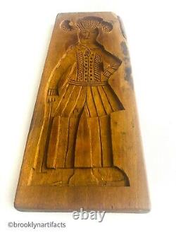 Antique Carved Wood Cookie Board / Mold Primitive Folk Art