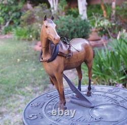 Antique Carved Wood Figure Horse Wpa Aafa American Folk Art