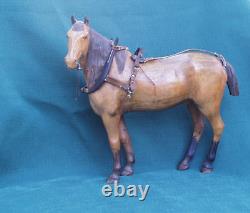 Antique Carved Wood Figure Horse Wpa Aafa American Folk Art