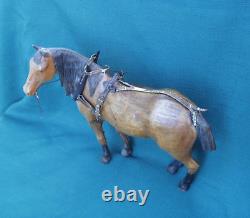 Antique Carved Wood Figure Horse Wpa Aafa American Folk Art