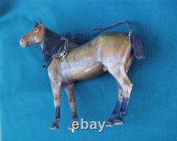 Antique Carved Wood Figure Horse Wpa Aafa American Folk Art