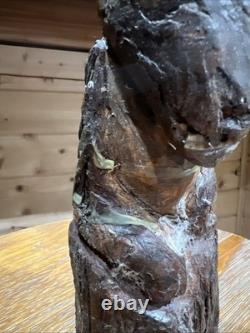Antique Carved Wood Weird Folk Art Primitive Creepy Scary Sculpture 9 Barn Find
