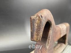 Antique Carved Wooden Scandinavian Mangle Board Folk Art