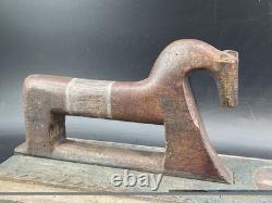 Antique Carved Wooden Scandinavian Mangle Board Folk Art
