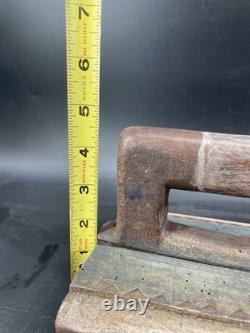 Antique Carved Wooden Scandinavian Mangle Board Folk Art