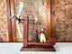 Antique Country Folk Art Hand-carved Wooden Butter Churn Whirligig