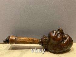 Antique European Folk Art Carved Wood Treen Figural Nutcracker/Nutcrackers