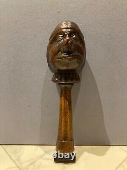 Antique European Folk Art Carved Wood Treen Figural Nutcracker/Nutcrackers