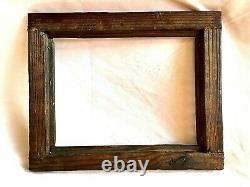 Antique Fits 8 X 10 Tramp Art Carved Folk Art Primitive Picture Frames