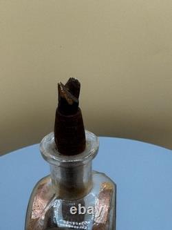 Antique Folk Art Bottle Whimsy Hand Carved Sawmill Gear Diorama Rare