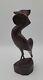 Antique Folk Art Carved Walnut Rooster 13 High Detail Sculpture Figurine