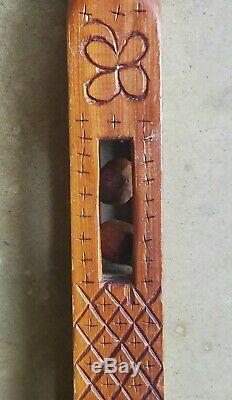 Antique Folk Art Carved Whimsy Cane