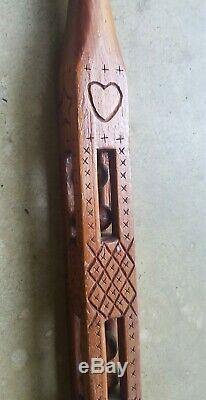 Antique Folk Art Carved Whimsy Cane