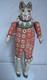 Antique Folk Art Carved Wood & Painted Clown / Cat Jointed Legs & Arms C. 1930's