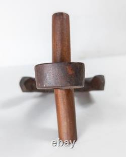 Antique Folk Art Carved Wooden Anchor Sailor Sculpture Object Tramp Art