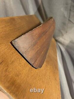 Antique Folk Art Carved Wooden Nautical Maritime Half Hull