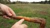 Antique Folk Art Dated 1811 Walking Stick Bear Handle 12 Carved Figures Full Yqz