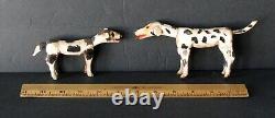 Antique Folk Art FOX HUNT Wood Carvings Chester County, PA Horses Hound Dogs
