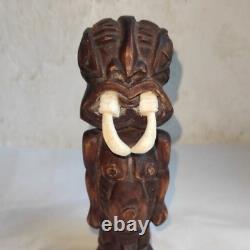 Antique Folk Art Figure Idol Totem Primitive Sculpture Deocr Statue Rare Old 20c