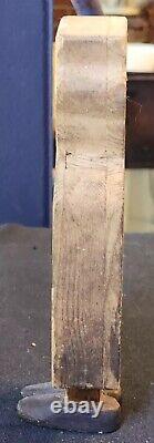 Antique Folk Art Primitive Carved Male Mechanical Wood Toy Risque Naughty Penis