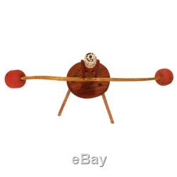 Antique Folk Art Toy Dancing Man Balancing Figure c. 1920s Hand Carved AAFA