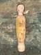 Antique Folk Art Wooden Hand Carved Bedpost Doll
