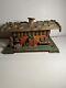 Antique German Hand Made Wood Carved 19c Folk Art Black Forest House Box