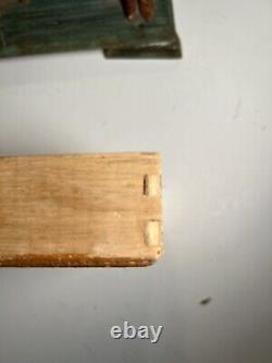 Antique German Hand Made Wood Carved 19c Folk Art Black Forest House Box