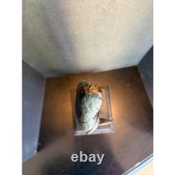 Antique Hand Carved Polychrome Wood Religious Saint Statue Folk Art Figurine