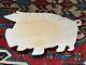 Antique Hand Carved Wooden Country Folk Art Cutting Board Pig / Animal