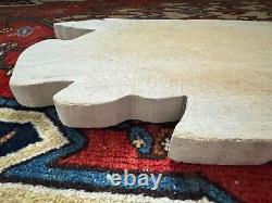 Antique Hand Carved Wooden Country Folk Art Cutting Board Pig / Animal
