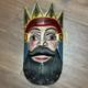 Antique Hand Carved Mexican Mask Guerrero Mexico Museum Quality Folk Art