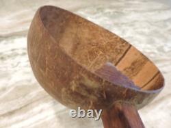 Antique Native American Indian or Folk Art Carved Handmade Wooden Ladle