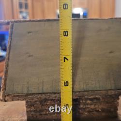 Antique Noah's Ark Carved Wood Wooden Folk Art with Animals Vintage
