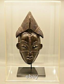 Antique Original Hand Carved Oceanic Period African Tribal Mask Masque Sculpture