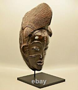 Antique Original Hand Carved Oceanic Period African Tribal Mask Masque Sculpture