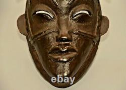 Antique Original Hand Carved Oceanic Period African Tribal Mask Masque Sculpture