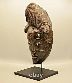 Antique Original Hand Carved Oceanic Period African Tribal Mask Statue Sculpture