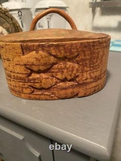 Antique Primitive Folk Art Carved Nordic Bentwood 4