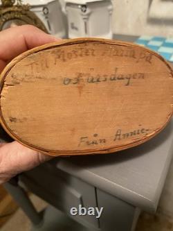 Antique Primitive Folk Art Carved Nordic Bentwood 4