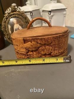 Antique Primitive Folk Art Carved Nordic Bentwood 4