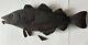 Antique Primitive Folk Art Carved Wooden Fish Nautical Sign 27x11x2 Read