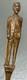 Antique Primitive Folk Art Carving Of A Man In Suit With Cane