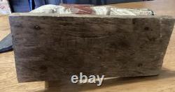 Antique Primitive Hand Carved & Painted Wooden Folk Art Horse