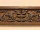 Antique Relic Folk Art Desk Drawer Oak Salvage Carving Withmystical Water Dolphin