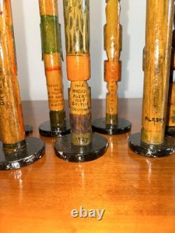 Antique Totem Pole Collection Carved Wood Hand Painted Totems Amazing Folk Art